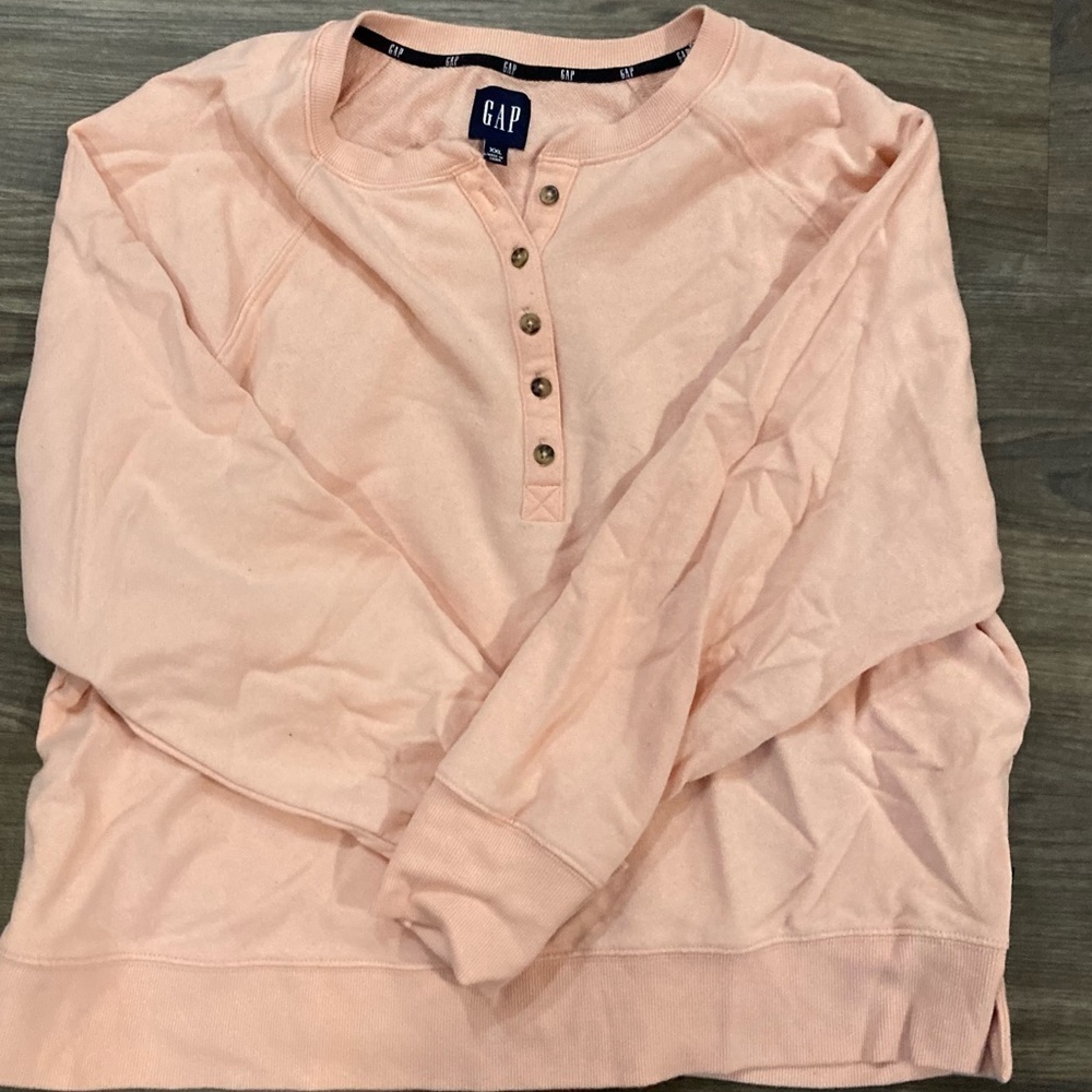 GAP Women’s XXL‎ Peach Sweatshirt